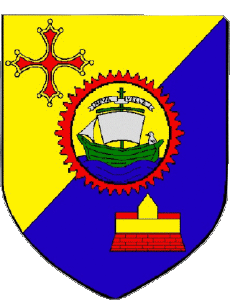 Banderas Francia Departamentos - Ciudades 11 PORT LA NOUVELLE 