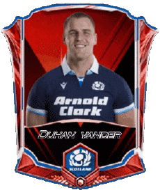 Sports Rugby - Players Scotland Team 2025 Duhan vander 