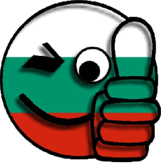 Fahnen Europa Bulgarien Smiley - OK 