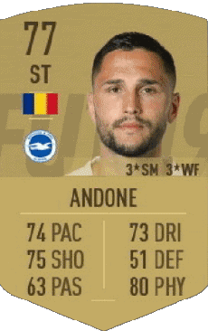 Multi Média Jeux Vidéo F I F A - Joueurs Cartes Roumanie Florin Andone 