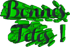 Messages French Bonnes Fêtes Serie 04 