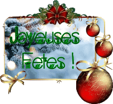 Messages French Joyeuses Fêtes (Noël) Serie 15 