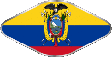 Banderas América Colombia Oval 02 