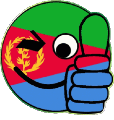 Banderas África Eritrea Smiley - OK 