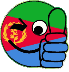 Bandiere Africa l'Eritrea Faccina - OK 