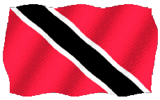 Fahnen Amerika Trinité et Tobago Welligkeit 