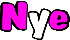 Vorname MANN - UK - USA - IRL - AUS - NZ N Nye 