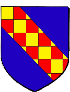 Blasone-Bandiere Francia Dipartimenti - Città 30 ROCHEFORT DU GARD Blasone