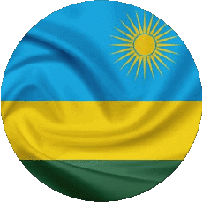 Flags Africa Rwanda Round 