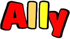 Nome FEMMINILE  - UK - USA - IRL - AUS - NZ A Ally 