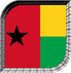 Bandiere Africa Guinea Bissau Quadrato 