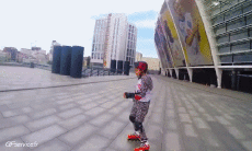 Humor -  Fun Sport Rollschuh Fun - Win 