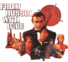Multimedia Películas Internacional James Bond 007 Desde Rusia con Amor Logotipo Inglés 