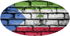Flags Africa Equatorial Guinea Oval 01 