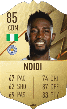 Multi Média Jeux Vidéo F I F A - Joueurs Cartes Nigéria Wilfred Ndidi 