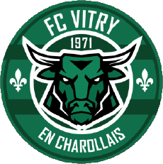 Sports FootBall Club France Logo Bourgogne - Franche-Comté 71 - Saône et Loire FC Vitry en Charollais 