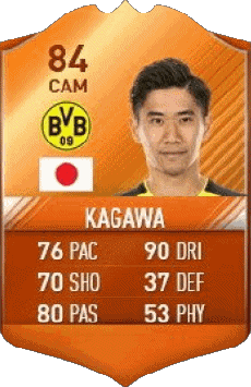 Multimedia Vídeo Juegos F I F A - Jugadores  cartas Japón Shinji Kagawa 