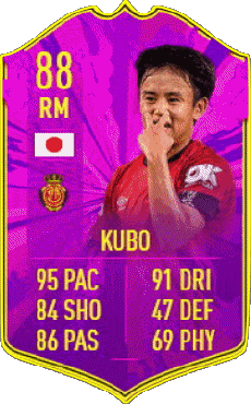 Multimedia Videospiele F I F A - Karten Spieler Japan Takefusa Kubo 