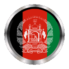 Flags Asia Afghanistan Round - Rings 