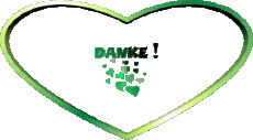 Mensajes Alemán Danke Corazón 