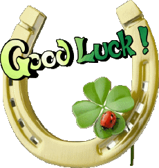 Messages Anglais Good Luck Fond Transparent 08 