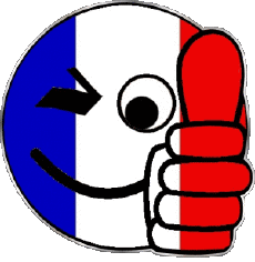 Drapeaux France National Smiley - OK 