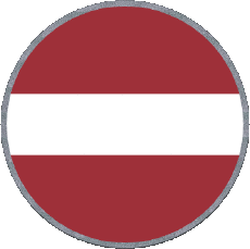 Fahnen Europa Lettland Runde 