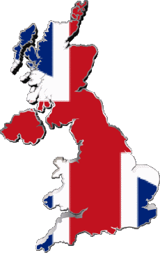 Drapeaux Europe Royaume Uni Carte 