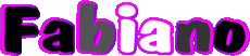 Vorname MANN - Italien F Fabiano 