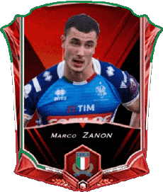 Sports Rugby - Joueurs Italie Marco Zanon 