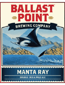 Manta Ray-Getränke Bier USA Ballast Point 
