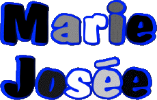 Nombre FEMENINO - Francia M Compuesto Marie Josée 