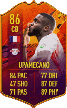 Multimedia Vídeo Juegos F I F A - Jugadores  cartas Francia Dayot Upamecano 