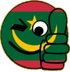 Bandiere Africa Mauritania Faccina - OK 
