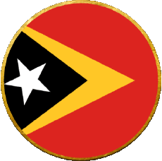 Bandiere Asia Timor Est Tondo 