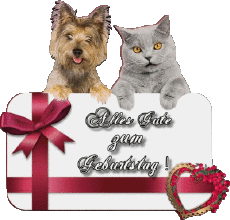 Messages German Alles Gute zum Geburtstag Tiere 005 