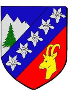 Blason-Drapeaux France Départements - Villes 74 CHAMONIX MONT BLANC Blason
