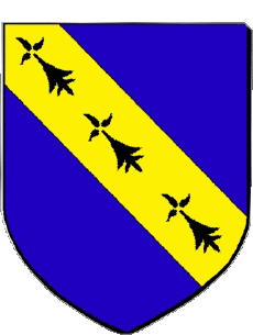 Blasone-Bandiere Francia Dipartimenti - Città 26 MONTBRUN LES BAINS Blasone