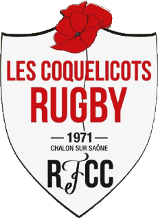 Deportes Rugby Club Francia Logo Dept 71 Féminin Chalonnais les Coquelicots 