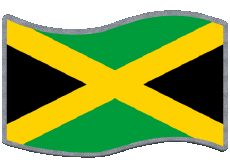 Drapeaux Amériques Jamaïque Rectangle 