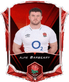 Sports Rugby - Joueurs Angleterre Alfie Barbeary 