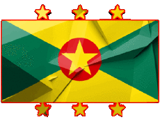 Flags America Grenada islands Various 