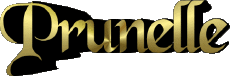 First Names FEMININE - France P Prunelle 