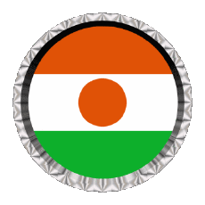 Fahnen Afrika Niger Rond - Anneaux 