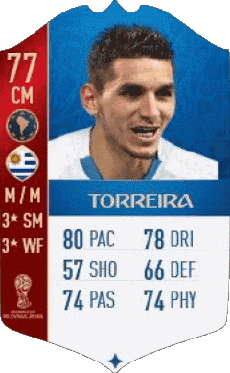 Multimedia Videospiele F I F A - Karten Spieler Uruguay Lucas Torreira 