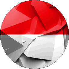 Drapeaux Europe Monaco Rond 