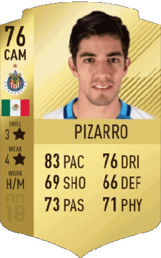 Videospiele F I F A - Karten Spieler Mexiko Rodolfo Pizarro 