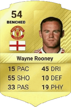 Multi Media Video Games F I F A - Card Players England Wayne Rooney 