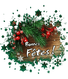 Messages Français Bonnes Fêtes (Noël) Serie 14 