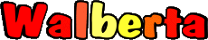 Vorname WEIBLICH - Frankreich W Walberta 